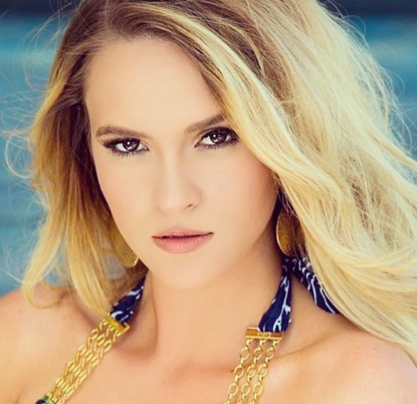 Gold Hammered Circle Earrings