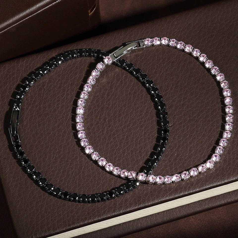 Fashion Zirconia Tennis Bracelet For Women Crystal Charm Designer