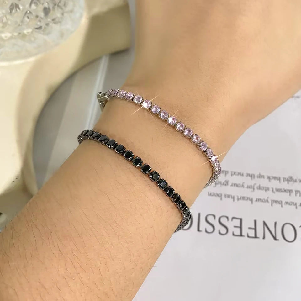 Fashion Zirconia Tennis Bracelet For Women Crystal Charm Designer