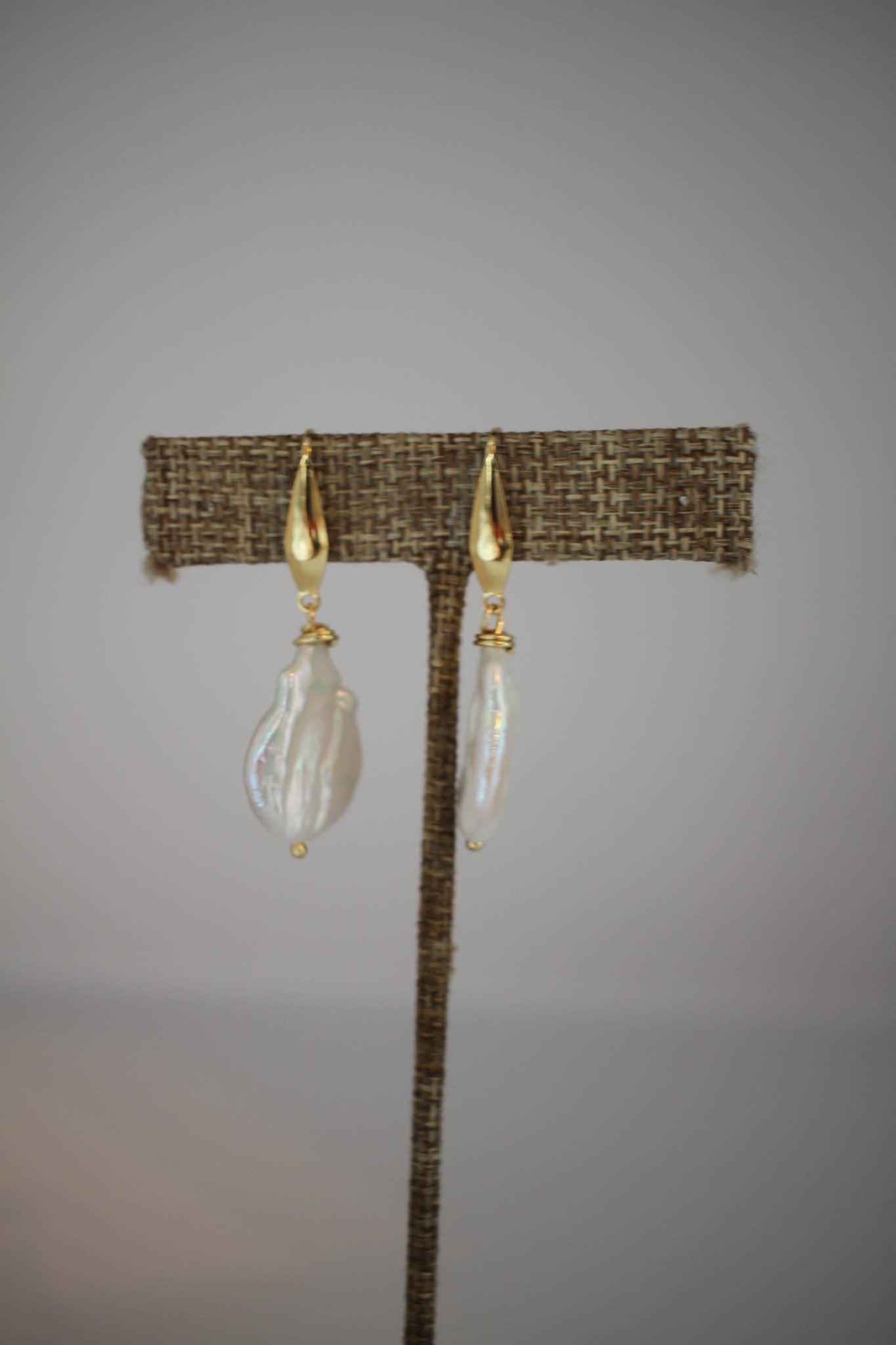 Dainty Pearl Drop Earrings – Sophisticated Handmade Statement