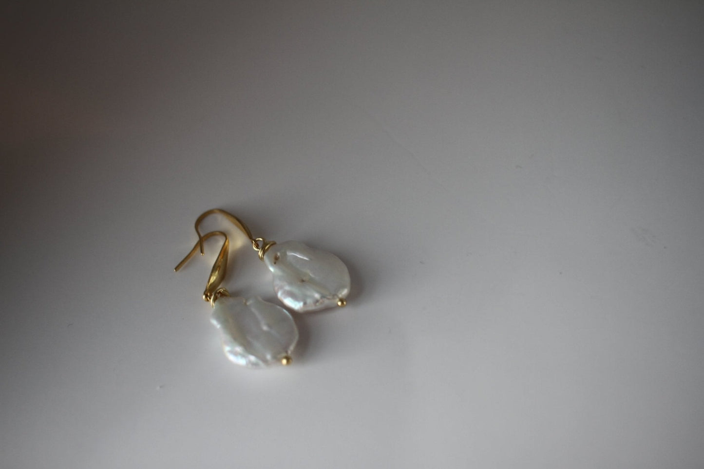 Dainty Pearl Drop Earrings – Sophisticated Handmade Statement