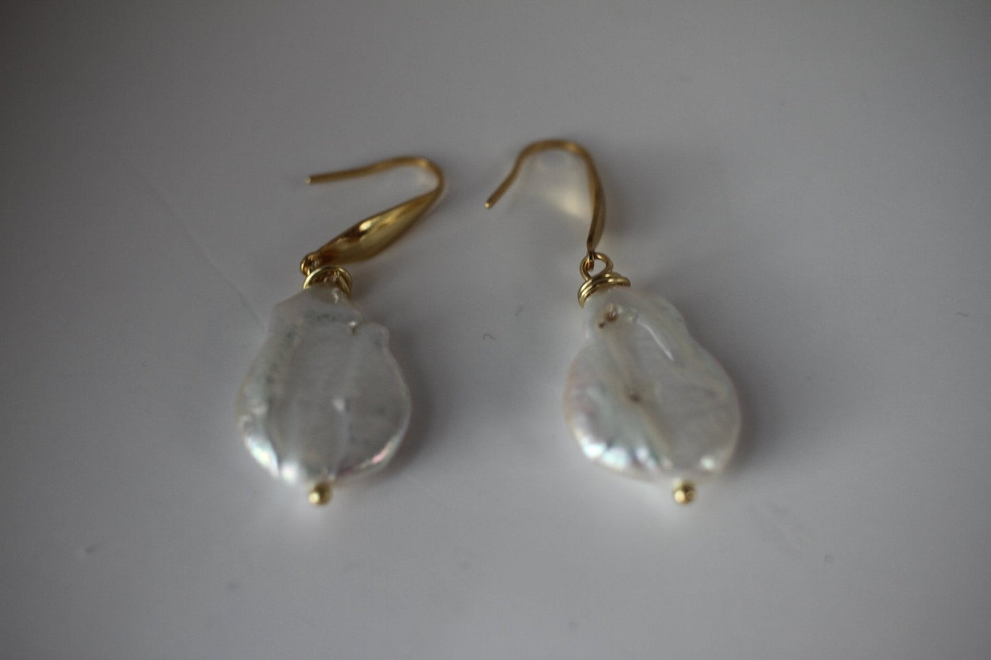 Dainty Pearl Drop Earrings – Sophisticated Handmade Statement